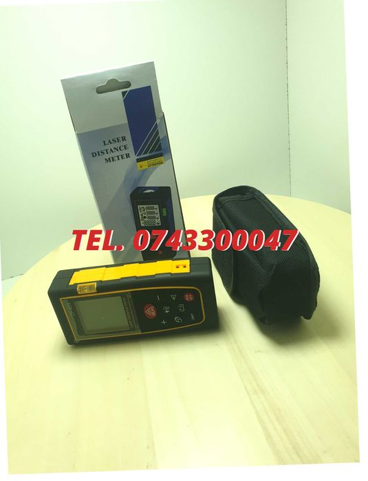 Telemetru Laser Cu Display 40m Multi Functie