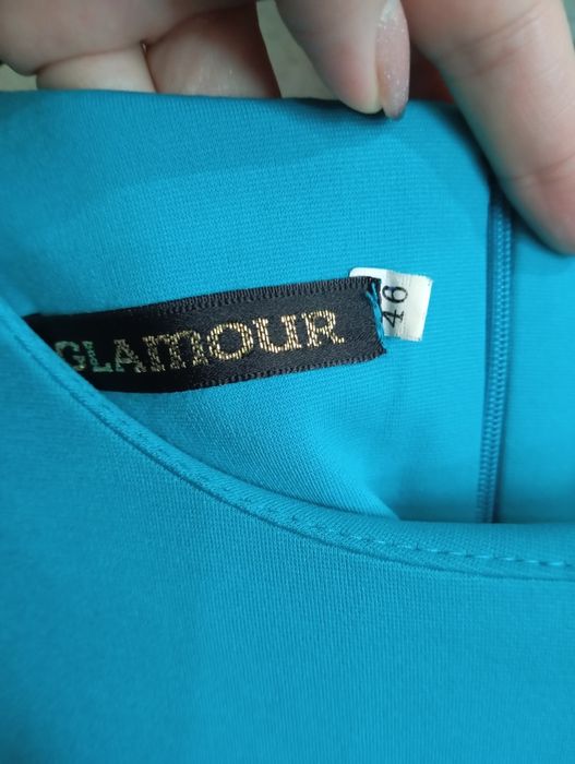 Платье нарядное бирюзовое