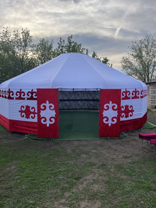 Юрта новая Велюр Газон