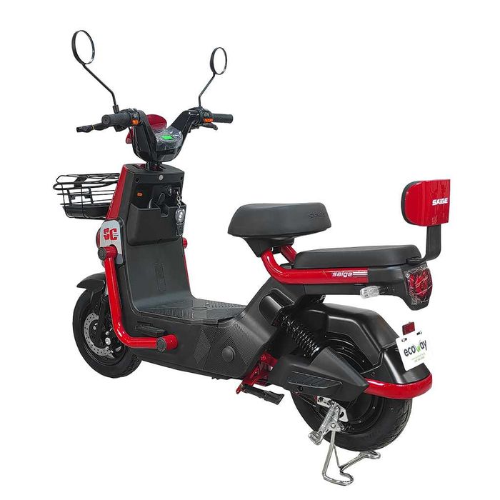 Електрически скутер EcoWay Y9 800W, 60V 20Ah Червен