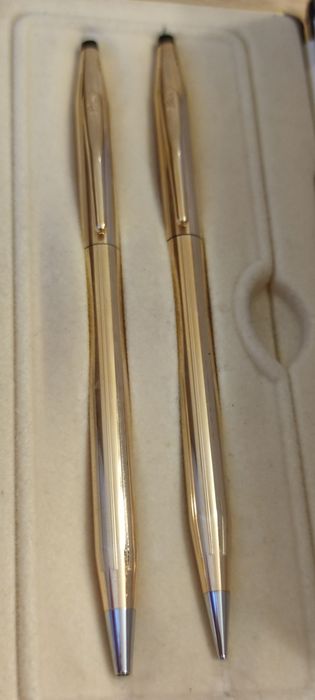 Set Lux Cross Classic Century - Aur 14K Gold Filled - Made in USA