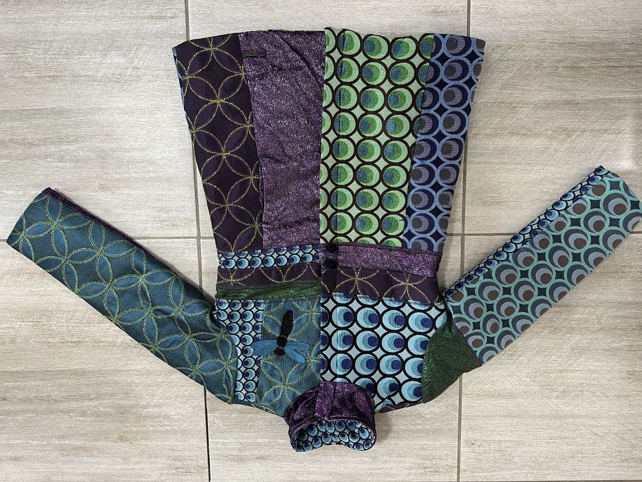 DESIGUAL/ Испания/ пальто- куртка детская в стиле пэчворк