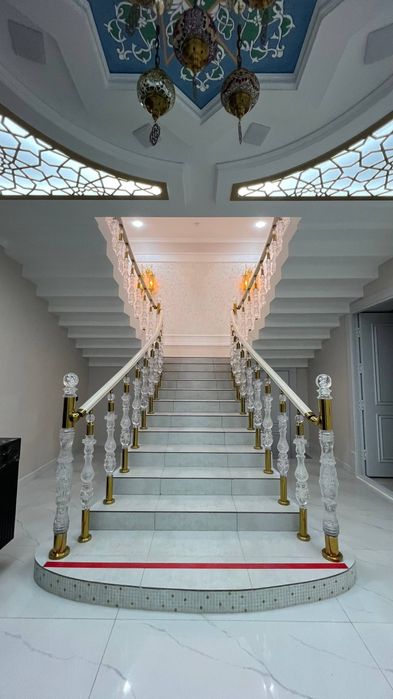 Установка перила из нержавейки