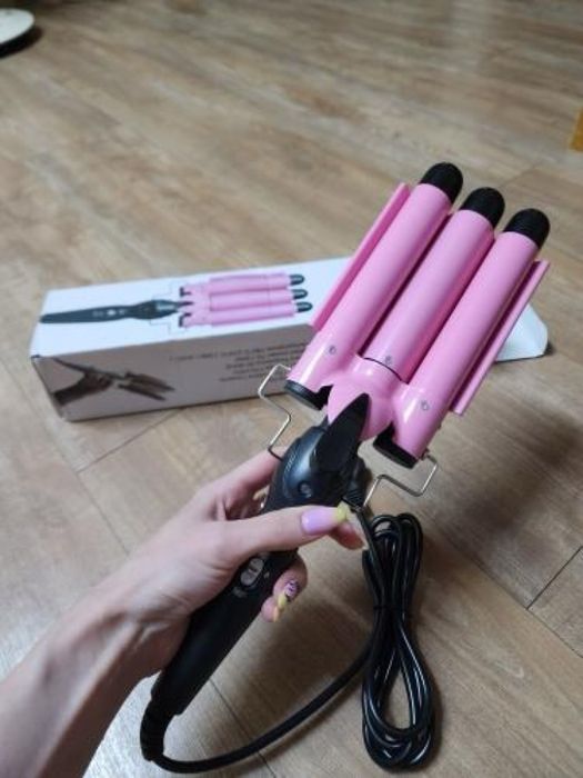 Тройна ретро преса за къдрене на косата.