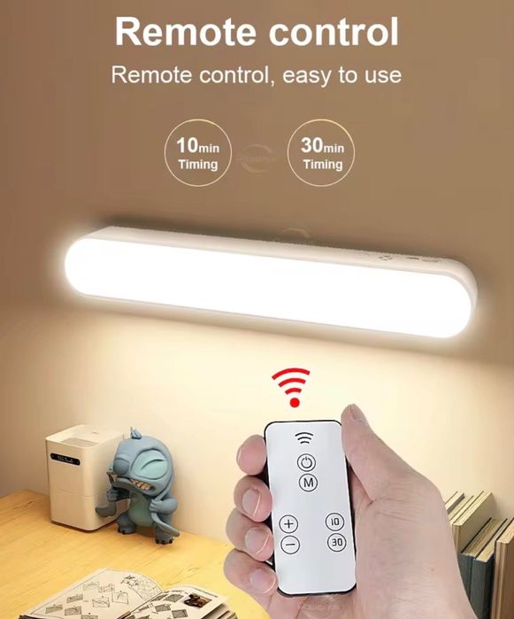 -50% Ярка LED лампа пура 42 см с дистанционно и таймер осветление led