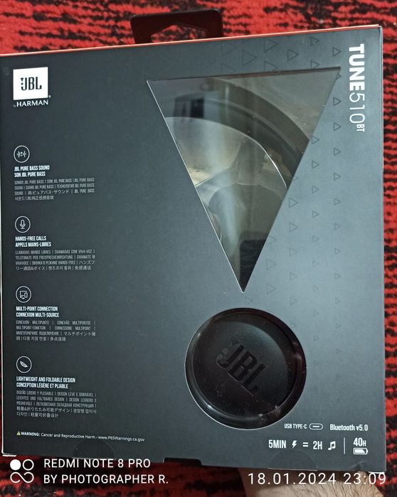 JBL Tune 510BT naushnik sotiladi.