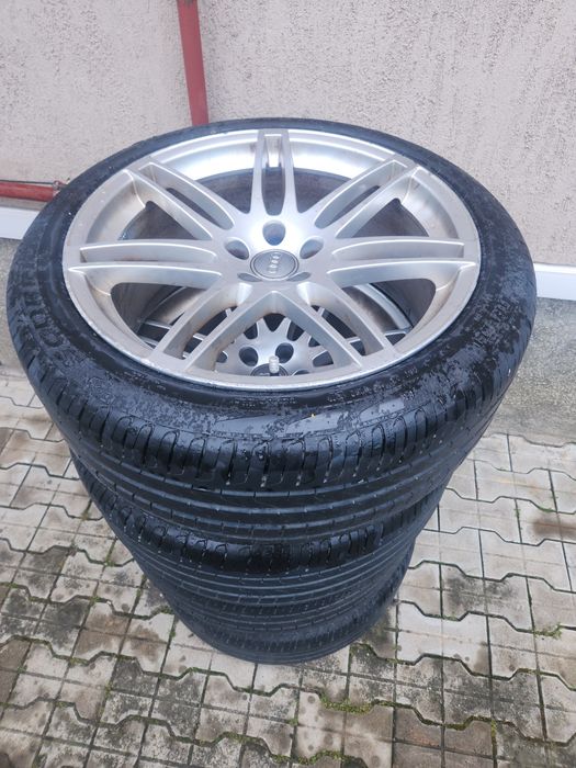 Jante Audi Le Mans R20 originale cu anvelope Pirelli Scorpion Verde