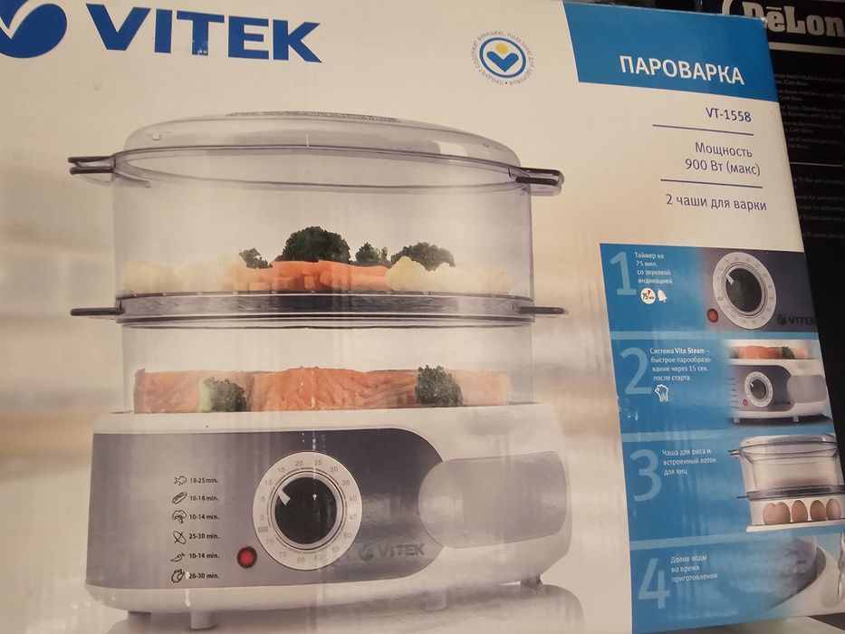 Пароварка vitek в отличном состоянии