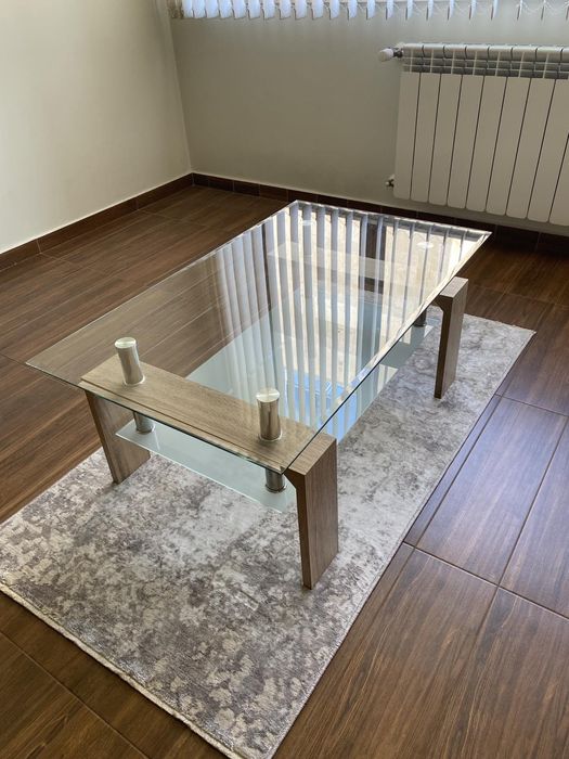 Холна маса Mango II, MDF / стъкло, 100 x 46 x 60 см.