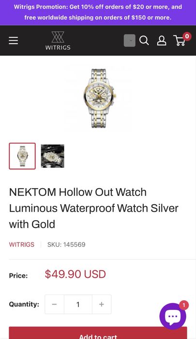 “Hollow” qo’l soati