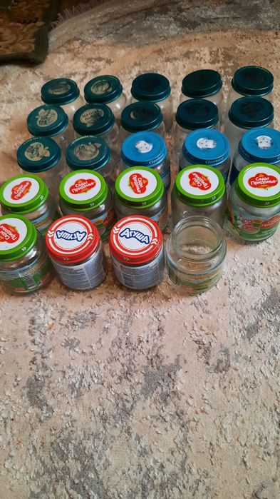 Баночки из-под детского пюре