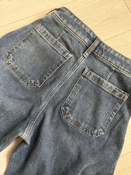 Дамски дънки със широк крачол H&M