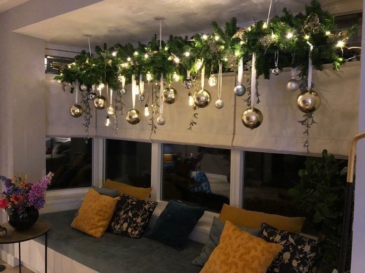 Новогоднее оформление! Зимнее украшение. Свет, иллюминация.