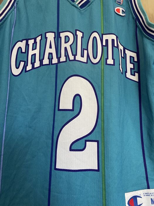 М Баскетболен Потник Champion Charlotte Hornets Johnson Jordan Adidas