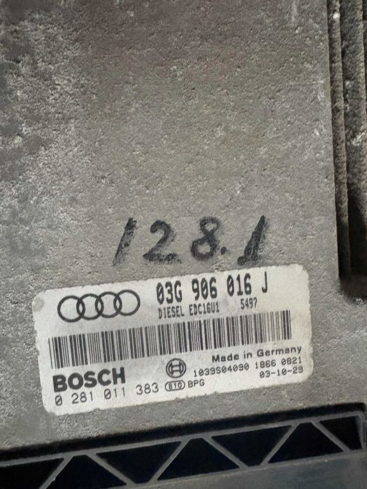 Компютър еку ecu електронен блок двигател Ауди А3 8п 1.9тди 105кс БКЦ