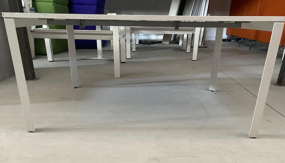 Masă Ședințe Conferințe 150X100 cm; Birou de Lucru Cadru Metalic