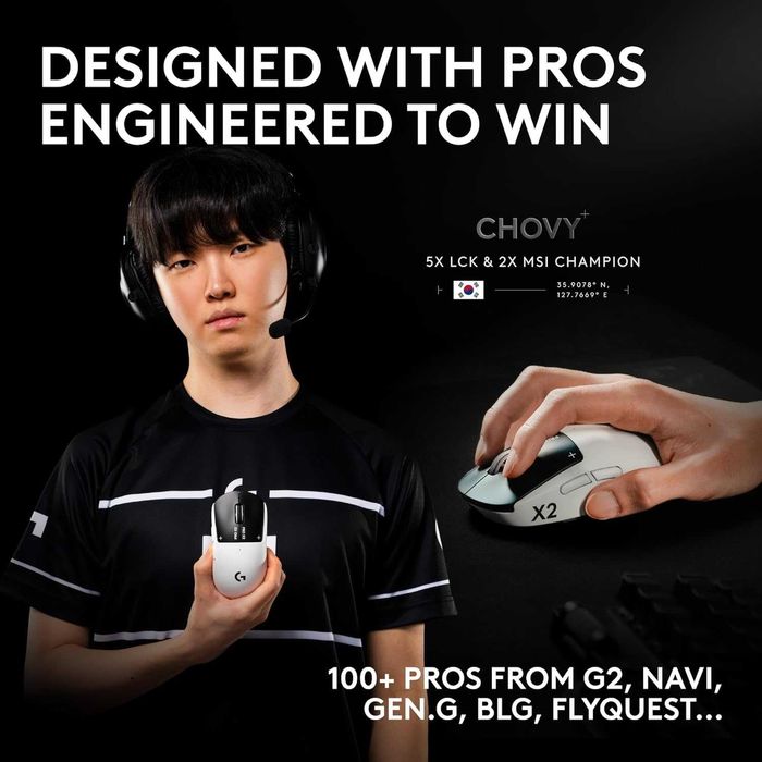 NEW! Logitech PRO X2 SUPERSTRIKE Lightspeed Wireless Gaming Mouse!