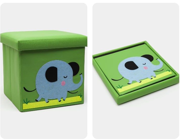 Пуфик-ящик размер 31х31х31см