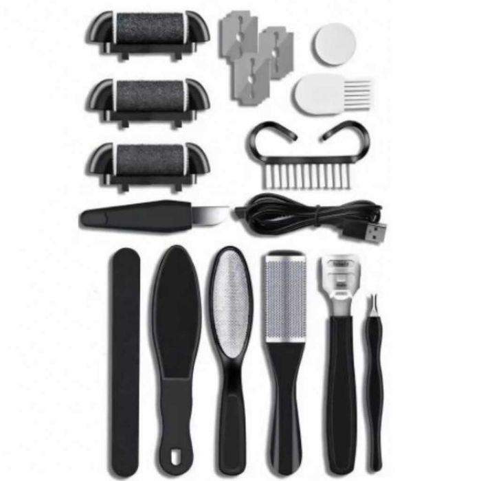 Електричска пила за крака - пълен комплект за базов педикюр