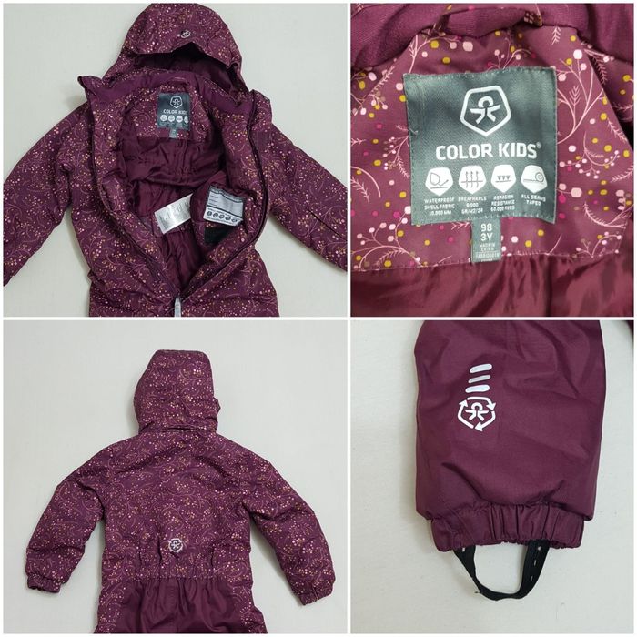 Salopeta iarnă Color Kids, combinezon zăpadă 10K,  Overall schi, nr 98