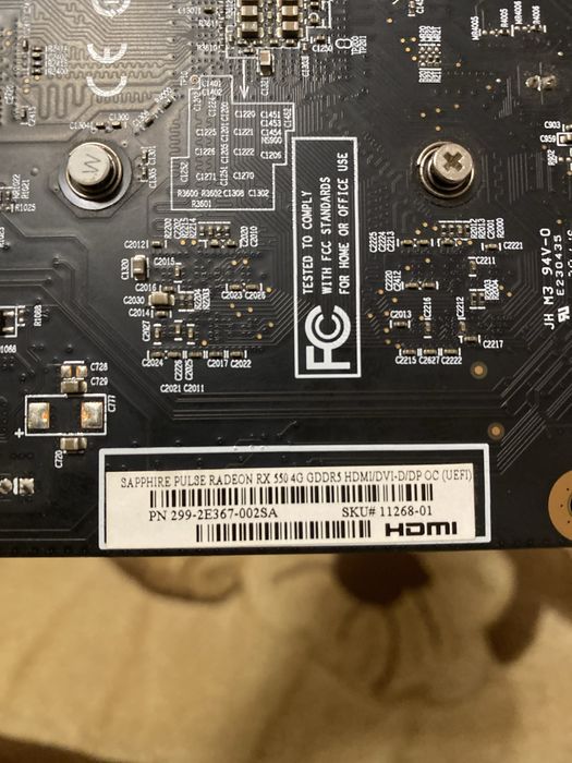 Vand placa video radeon pulse rx 550 4gb