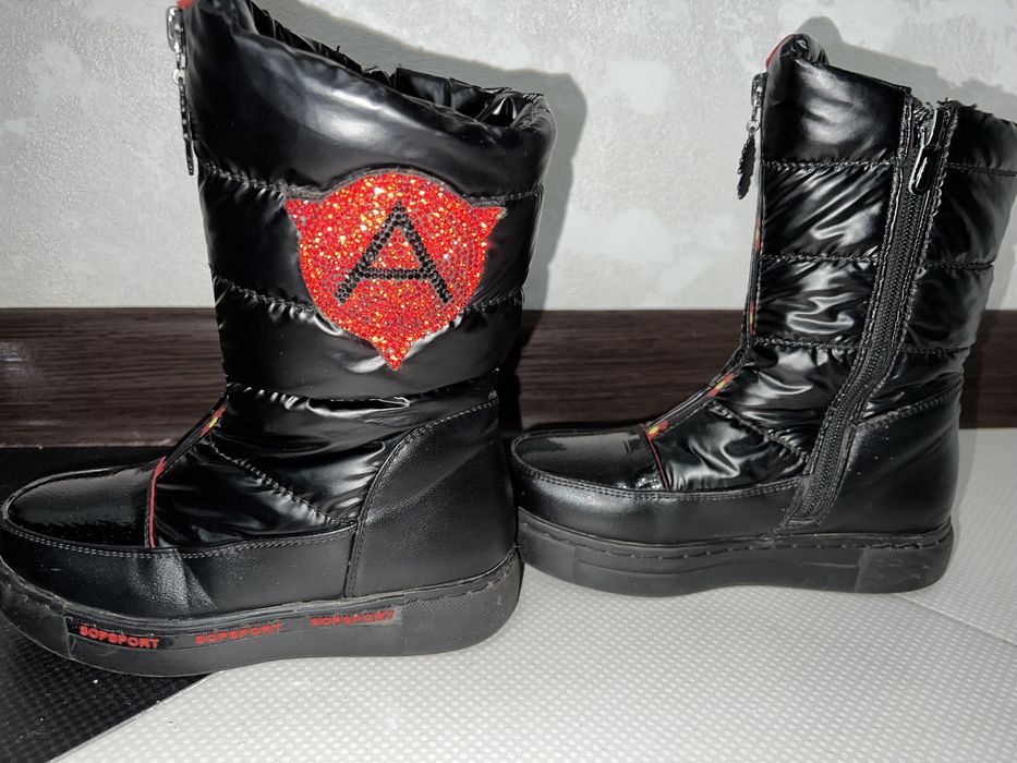 Сапоги зимние на девочку