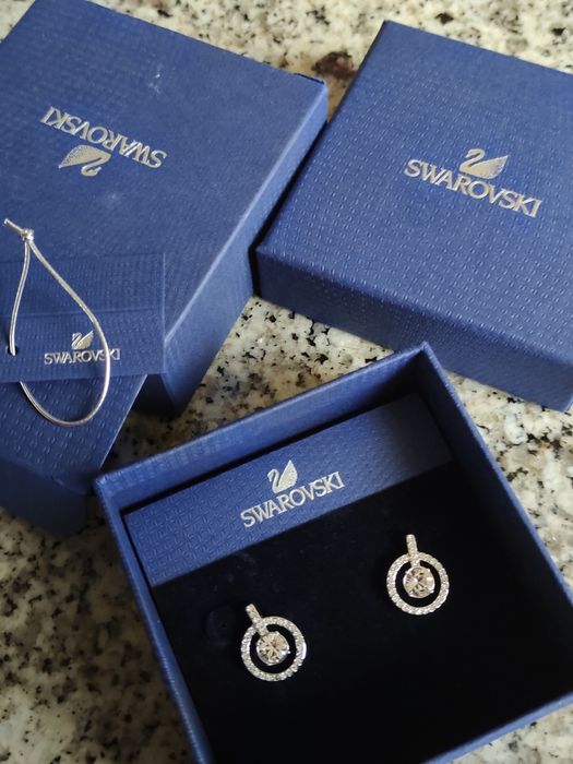 Обеци  Swarovski оригинални