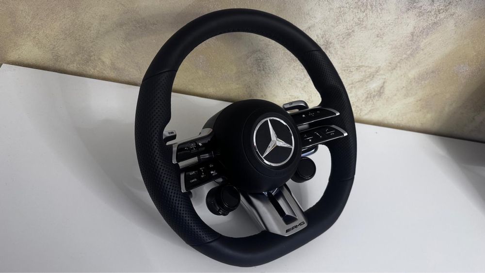 Volan Mercedes-Benz AMG Compatibil C/E/S/G/GLE/GLS/AMG GT/SL