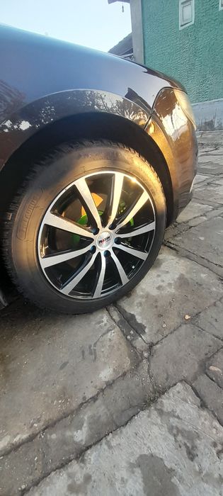 Jante platin 5*112  stare buna anvelope 215 50 17 iarna !!