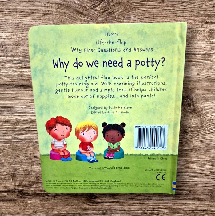 Carte Usborne - why do we need a potty?