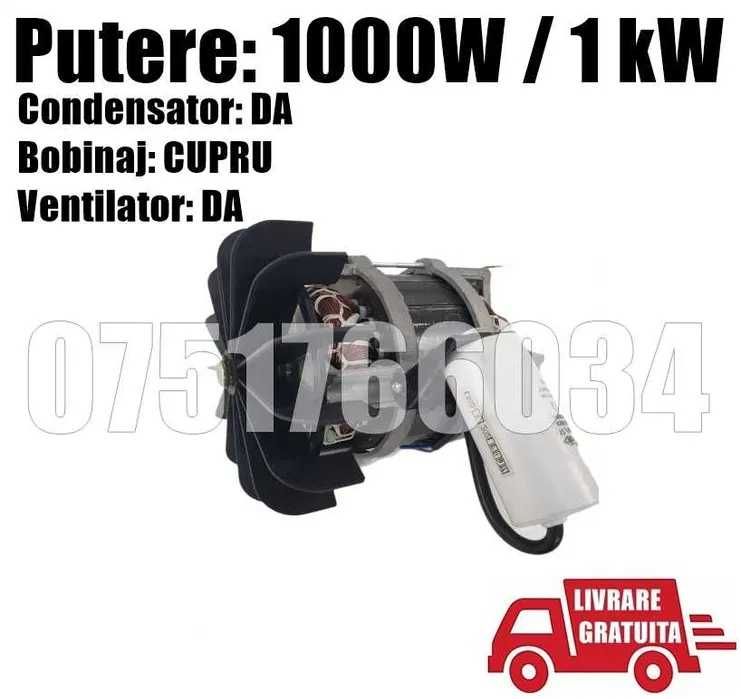 Motor Betoniera 120 140 160 190 200 L CUPRU 0.8 - 1.25 kW LIVRAT GRATU
