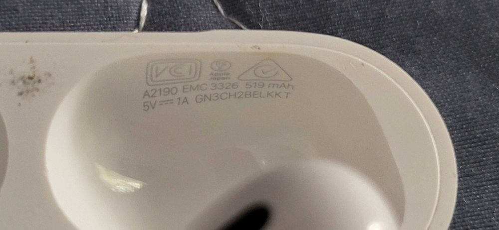 Original Apple carcasa AirPods Pro 1st Gen A2190 EMC 3326  usb c