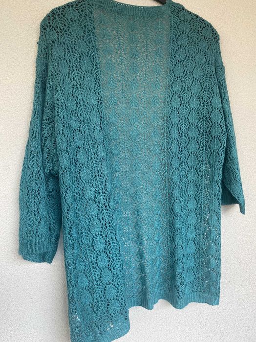 Cardigan turcoaz, masura S/M, nou