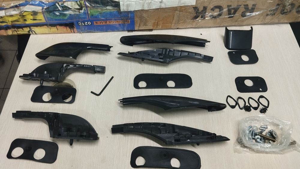 Продольные релинги на Прадо 95