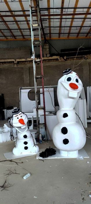 Новогодний декор из пенопласта