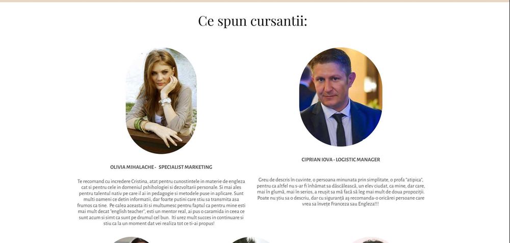 Cursuri/Meditatii  Limba Engleza - 80 lei/ora