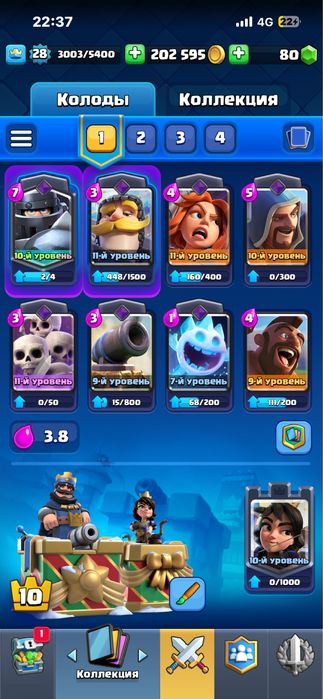 Аккаунт клеш рояль