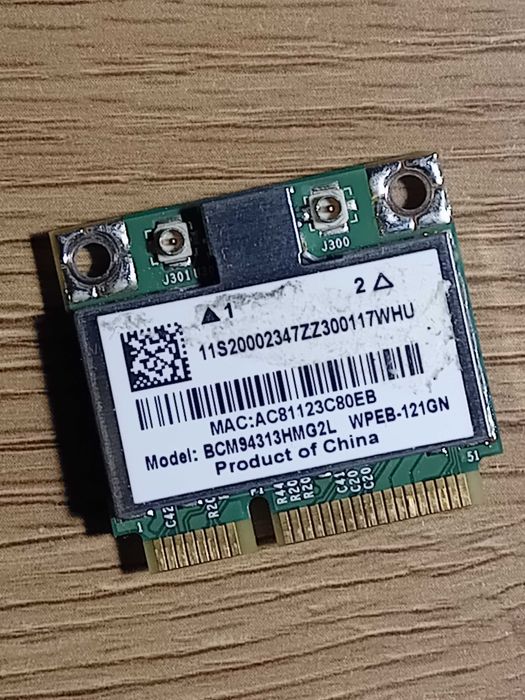 Wi-Fi + Bluetooth карта Broadcom BCM94313HMG2L (Half Mini PCI-E)
