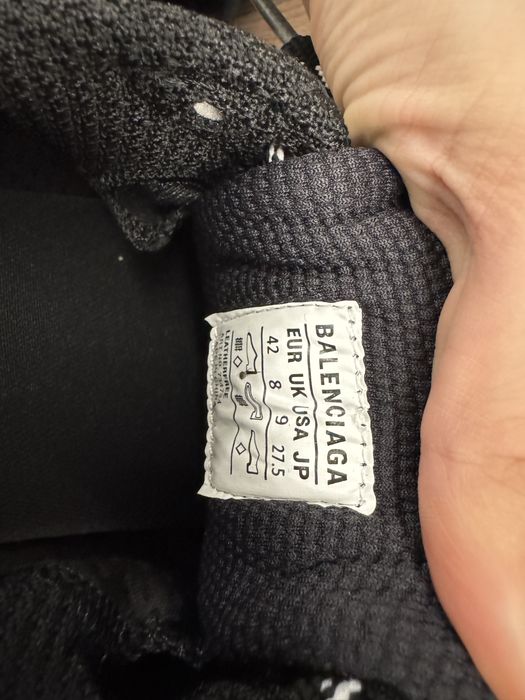 Balenciaga 3XL Panelled Sneakers black