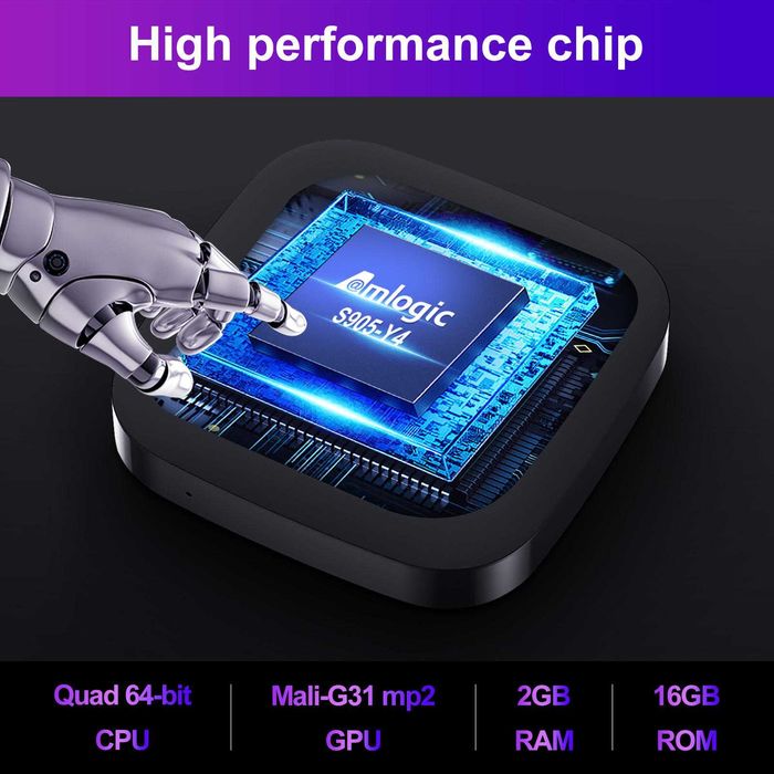 Тв бокс HAKO MINI Y2 S905Y4 2gb 8gb гъгъл сертифициран