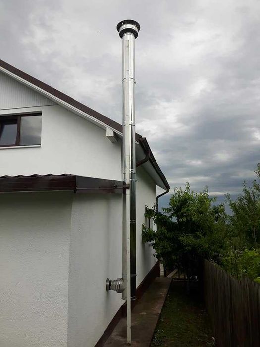 Cos de fum din inox izolat 200 / 250 x 5 m
