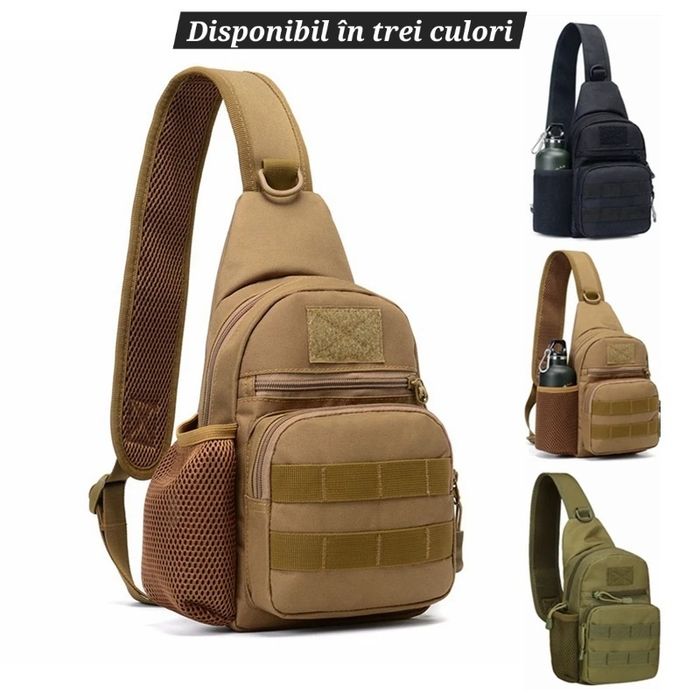 Geantă/borsetă tactică Molle. Indestructibila. Încăpătoare. Negru.