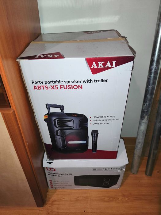 Boxa activa portabila AKAI ABTS-X5 FUSION, 50W