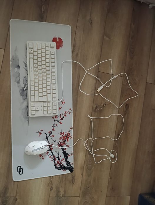 Игровой набор, клавиатура, мышь, коврик