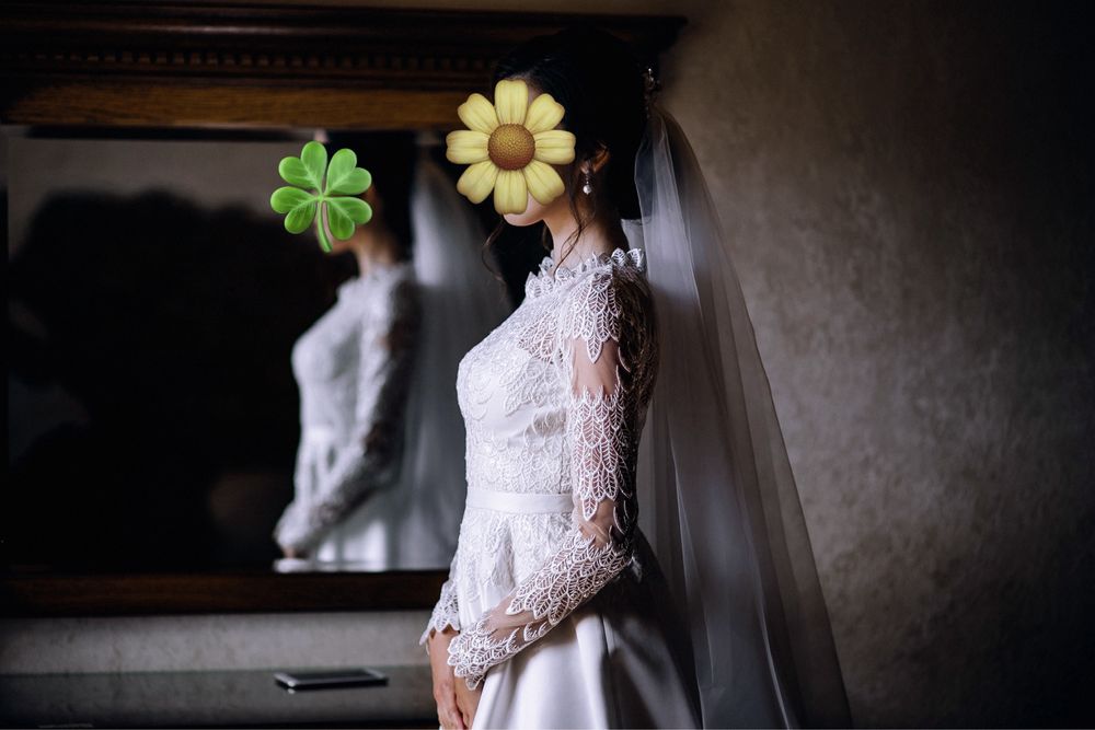 Свадебное платье от московского дизайнера