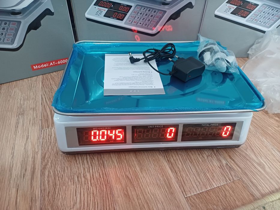 Весы электронные АОТЕ до 40кг новые в упаковке