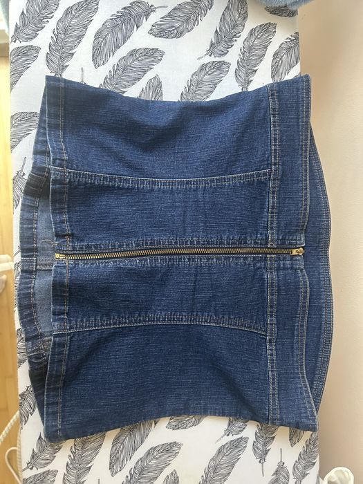 Топ Zara бял финно плетиво