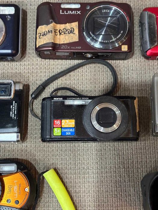 Pachet camere foto digitale defecte - Lumix Pentax Canon Samsung