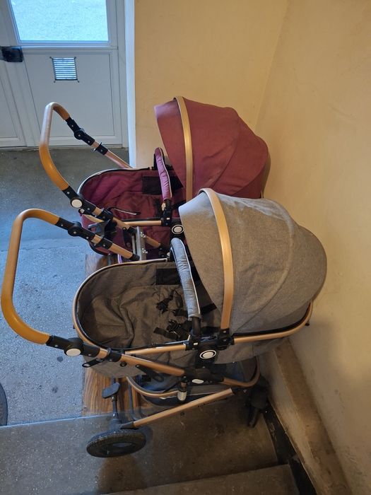 Cărucior copii - cărucior gemeni