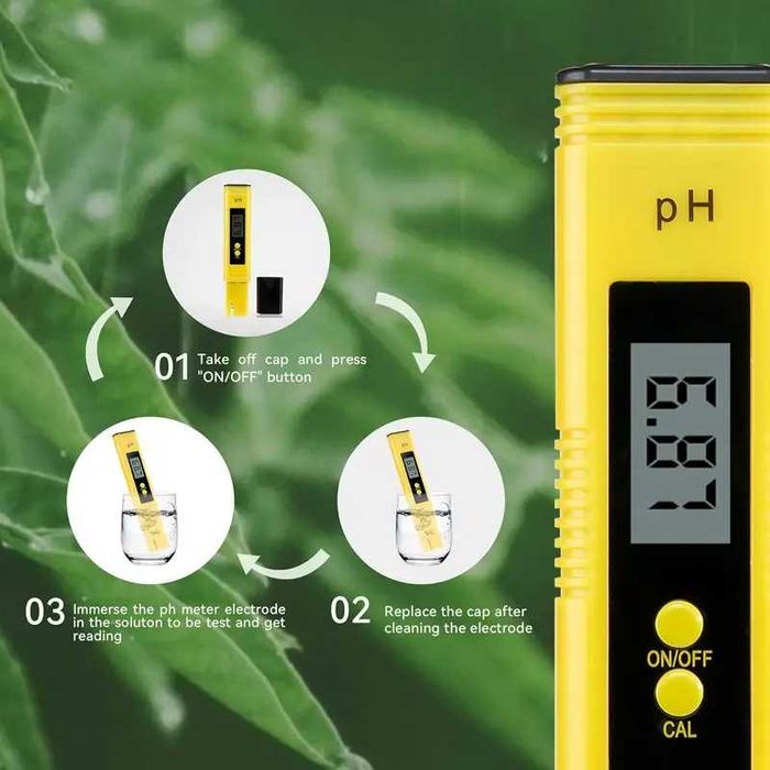 Tester PH digita, LCD, test de apa (ciubar, piscina, jacuzzi etc.)